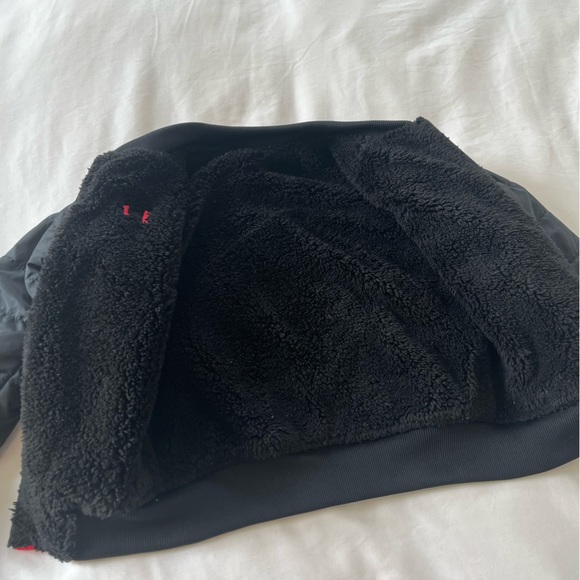 Fleece Lined Reversible Bomber Jacket Under Armour Girls 4T - Picture 3 of 4